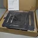 Laptop Wall Mount, 2-In-1 Gas Spring Wall Holder with Vented Tray for 12"-17" Notebook/13-32 Computer Screen, Full Motion Adjustable Wall Mount Laptop Stand Holds 3.3-17.6 Lbs