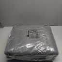 Washable Area Rug 6x9 Large Jute Like Rug for Living Room, Soft Non Slip Rugs Carpet for Dining Room Bedroom Cotton Boho Woven Braided Rugs Home Office Decor, Grey