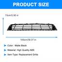 Front Bumper Lower Grille Compatible with Hyundai Santa Fe Sport 2013-2016