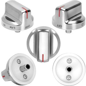 DG94-02141A Knob for Samsung Stove Knob Replacement (5PCS), Compatible with Samsung Stove Knobs NX58M6630SS/AA, NX58M6630SS/AA-00, NX58M6630SS/AA-01, NX58R6631SS/AA-00, NX58R6631ST/AA-00