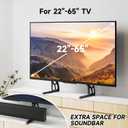 XINLEI Universal Table Top TV Stand for Most 22 to 65 inch LCD LED Plasma Flat Screen TVs, Height Adjustable Leg TV Replacement Stand, Max VESA 800x500mm, Support up to 120lbs ML1760E