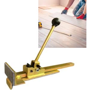 Professional Hardwood Flooring Jack with Felt Positioning Tool for Laminate Flooring Installation Hard Wood Straight Tile Contractor Hand Tool