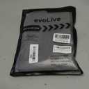 EVOLIVE New 300TC Thread Count 100% Cotton Body Pillow Cover/Case Replacement with Hidden Zipper Closure 21"x54" (Charcoal Grey)