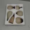 JOJUNO Rustic Bud Vase, Ceramic Small Vase Set of 11, Mini Vases for Fresh and Dried Flowers, Modern Farmhouse Home Decor, Pottery Vases for Living Room, Shelves, Centerpieces for Dining Table