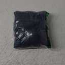 Manwan walk Men's Slim Fit Business Casual Cotton Long Sleeves Solid Button Down Dress Shirts (Large, Navy Blue)