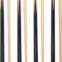 Pool Sticks 2-Piece 58 Inch Wooden Billiard Cue Hard Wood Pool Cues 19-21 oz Economic Cues Good for House and Bar Use American Pool Game Practice Cues for Begginer Starters