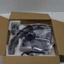 ZMISHIBO Low Profile Ceiling Fans with Lights and Remote, 20 Inch Flush Mount Ceiling Fan with Light, 3000K-6000K Dimmable Fandelier LED Fan Light, 6 Wind Speeds Black Ceiling Fans for Bedroom