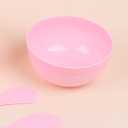 Milisten Pink Mixing Bowl 3.3 Inch Mixer Bowl for Diy Crystal Mud and Glue Crafts Kitchen & Dining Bakeware