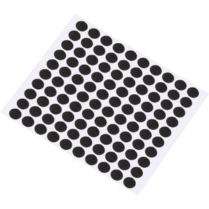 2 x PATIKIL Pool Table Marker Dots, 1 Sheet/100Pcs Billiard Snooker Point Stickers Ball Position Locator for Billiards Practice, Black