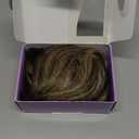 KooKaStyle Invisible Wire Hair Extensions with Transparent Headband Adjustable Size 4 Secure Clips Long Wavy Secret Wire Hairpiece 20 Inch Light Brown mix Ash Blonde P10/15A for Women