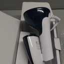 BEAUTURAL Steamer for Clothes, Portable Handheld Garment Fabric Wrinkles Remover, Aluminun Heating Plate, 35-Second Fast Heat-up, Large Detachable Water Tank (Only for 120V) (Blue&White)