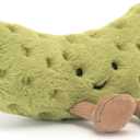 Jellycat Amuseables Pickle Stuffed Toy, 6 inches - Vegetable Plush - Fun Gift Idea