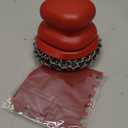 Onewly Cast Iron Scrubber and Scraper, Chain Mail Scrubber Cast Iron for Cleaning Dishes, Stock Pots, Pans, Griddles, Grills, Dish Scouring Pads