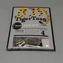 DOK TigerToes Premium Non-Slip Dog Socks for Hardwood Floors - Extra-Thick Grip That Works Even When Twisted - Prevents Licking, Slipping, and Great for Dog Paw Protection (Cool Caramel, Small)