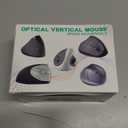 Lekvey Ergonomic Mouse, Vertical Wireless Mouse for Small/Medium Hands, Rechargeable with USB Receiver, 3 DPI for Comfort, Relieves Wrist Pain, Carpal Tunnel Mouse for Laptop, PC, Computer, Mac, Black