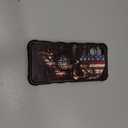 For Moto G Play 4G 2024 Case,[Dual Layer][10 FT Military Grade Drop Protection] [Non-Slip] Heavy Duty Shockproof Case for Motorola Moto G Play 4G 2024 6.5",Skull American Flag