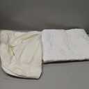 Brandream Queen Size Quilt Set Cotton Cream White Quilt Set Luxury Damask Matelasse Coverlet Set 3-Piece