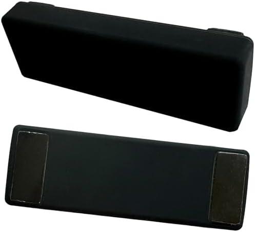 Silicone Skin for the New Rectangular EZ Pass with Interlocking Strips (NJ, PA...) - Includes Black Interlocking Strips