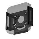 Mac Mini M2 Mount, IFCASE Heat Dissipation Design Anti-Scratch Behind Monitor, Under Desk, Wall Mount Stand for Mac Mini 2011 to 2023 M2 Pro, Compatible with VESA Hole (Black)