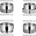 OSALADI Faucet Adapter Kit 8Pcs Male to Female Sink Faucet Adapters Brass Connectors for Kitchen and Bathroom Sink Hose Attachment 0.91 Inch Compact Size