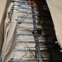 Whitmor Wood & Chrome 4 Tier Closet Shelf