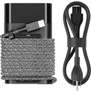 DJW 65W USB C Laptop Charger Compatible with HP Spectre x360,Envy,Elitebook x360,Pavilion, Elite x2,Chromebook,Omnibook,Dragonfly,Zbook,ProBook Travel Computer Charger USB Type C AC Power Adapter