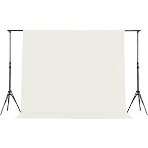Joccun 10X10FT Ivory Backdrop Background for Photography,Polyester Backdrop Curtain Background Screen for Photography,Photoshoot,Video Recording,Studio(10X10ft,Ivory)