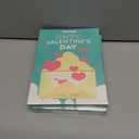 3 x 36 Pack Valentines Day Cards for Kids School  Adorable Die-Cut Animal & Food Classroom Valentines with Pink Envelopes & Stickers, 9 Cute Designs for Boys, Girls & Teachers