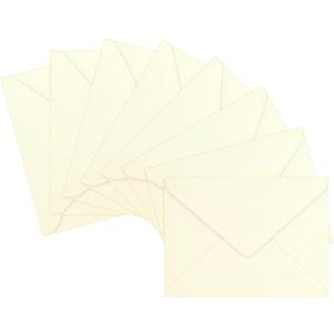 50 Pack A7 Envelopes, Ivory Greeting Card Envelopes, 5.24 x 7.24 inches Envelopes for Birthday Graduation Baby Shower Wedding Valentine's Day Invitation Cards