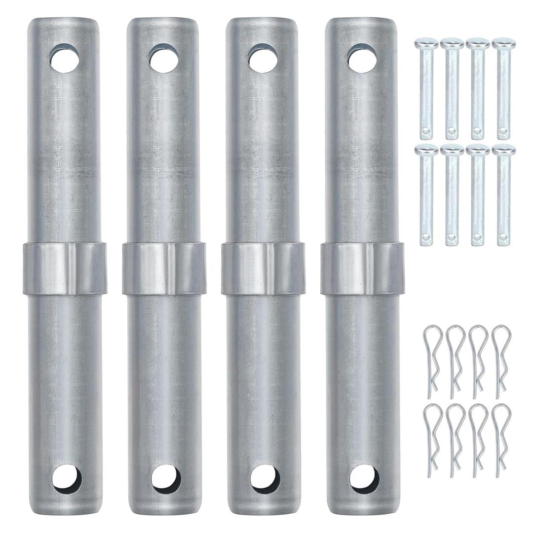Scaffolding Coupling Pin, 1.2" OD x 8.6" L Heavy Duty Scaffolding Coupling Pin - 4 Pack