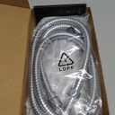 High Pressure Handheld Shower Head Briout 5-Settings Powerful Water Spray Shower Head against Low Pressure Water Flow with Stainless Hose and Adjustable Mount (Silver)