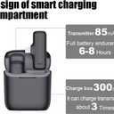 Wireless Lavalier Microphone Compatible with iPhone iPad, Phone Lapel Mic for YouTube Video Recording Interview Tiktok Vlog Live Streaming, 3 Levels Noise Reduction, Plug-in