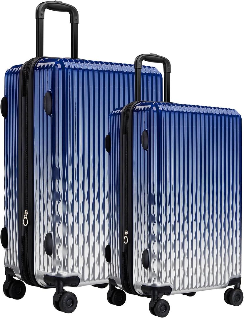 Luggage Set, 20 Inch Carry on Luggage, 24 Inch Checked Luggage Lightweight Hardside Suitcase With Spinner Wheels, TSA Lock, 2-Piece Set