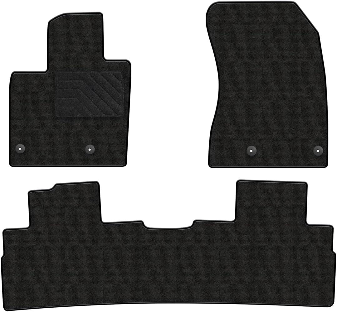 Floor Mats for Nissan Rogue 2021-2025 2026(Not for Sport), Anti-Slip All Weather Car Carpet Floor Liners - 3pc