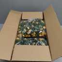 Daifunli 2 Pcs 28 in Artificial Boxwood Double Ball Fake Topiary Tree with Flowers Outdoor Plants, UV Resistance Faux Shrub Realistic Bush Greenery Potted for Indoor Garden Yard Porch Decor(Yellow)