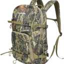 HUNTPAL Hunting Backpack, Waterproof Camo Hunting Daypack with Storage Pockets, Long-Lasting Bag for Rifle Shotgun Bow Gun (Medium)
