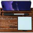 Chaos Coordinator Bosses Day Gifts for Women Men Manager Sticky Note Holder Funny Office Decor for Women National Boss Day Decorations Gifts for Men Supervisor Leader HR Office Desk Decor A10 (Blow)