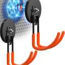 Extra Large Heavy Duty Magnetic Hooks for Hanging Garage Tools, 3.5in Ndfeb Strong Magnet Hook Heavy Duty, Super Big Magnetic Storage Utility Hook, Magnetic Hanger Holder Wall Mounted, 2 Pack