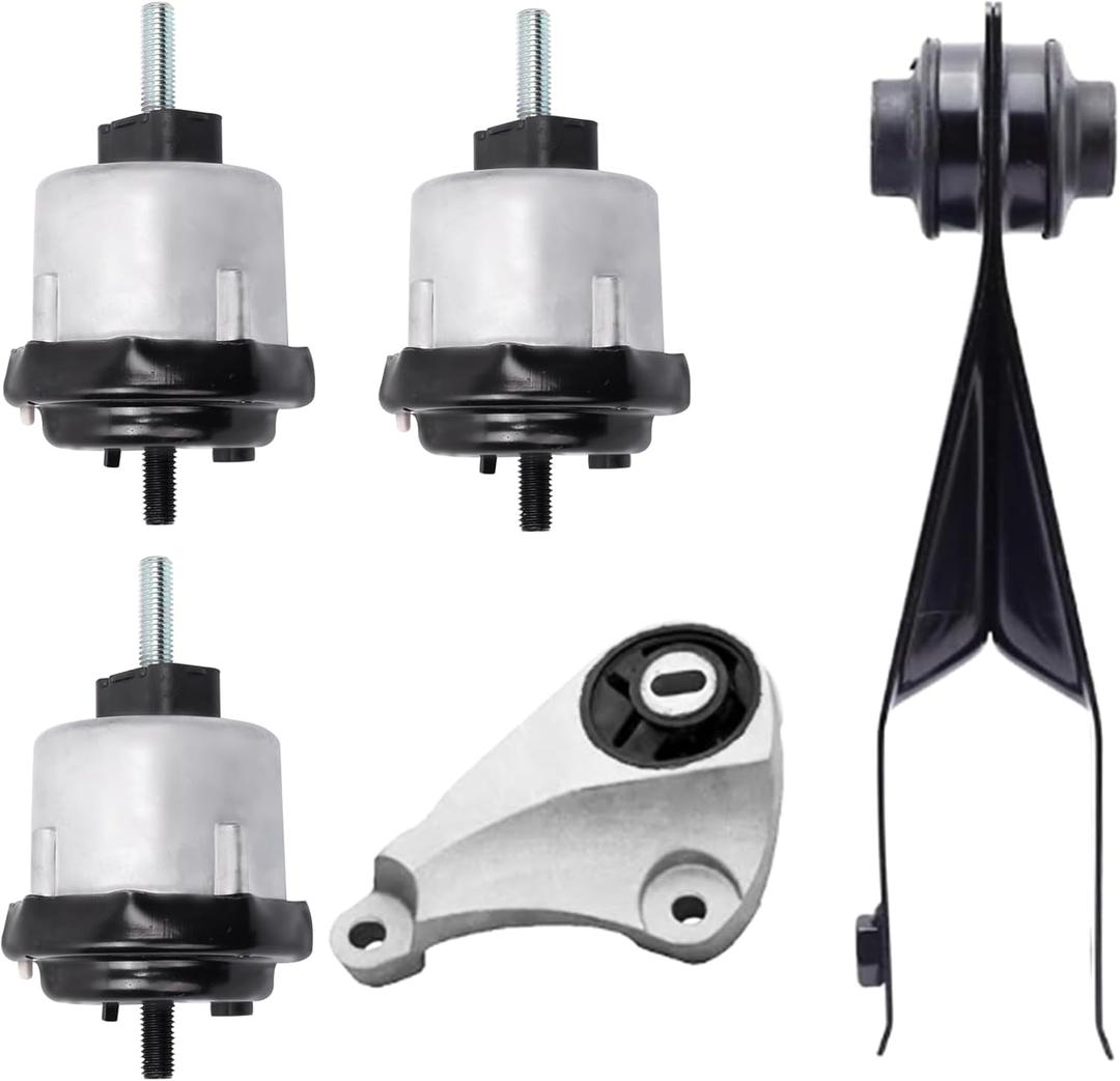 Set of 5, Engine Motor Mount and Trans Motor Mount Compatible with 2007-2008 Enclave Acadia Outlook 3.6 Auto, Replacement OE A5499HY, A5499HY, A5426, A5428, A5499HY