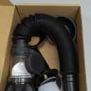 iFealClear Bathroom Sink Drain Kit, Flexible P-Trap Drain Pipe with Pop Up Stopper, Expandable Bathroom Sink Pipe Replacement with 2 Adapters, Fits 1-1/4'', 1-1/2'', 2" Holes, Hair Catcher, Black