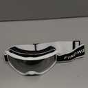 findway Ski Goggles OTG - Over Glasses Snow/Snowboard Goggles for Men, Women & Youth - 100% UV Protection (A1-white Silver Vlt 10%)