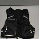 Running Vest for Women Men, Phone Pocket Running Hydration Vest with 500ML Soft Flask, Adjustable Chest Waist Straps, 10 Pockets Reflective Breathable Hydration Vest for Hiking, Biking, Marathon (XSmall - Small)