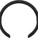 PU Artificial Leather Steering Wheel Cover Car Steering Wheel Protector 14.96" Black