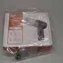 KMM Handheld Car Vacuum Cleaner, 9000PA Vacuum Cleaner & Air Duster, 120W High Power Vacuum Portable Cordless, Hand Held Vacuum Rechargeable with Multi-Nozzles & LED Light for Home, Car, Office (Black & Orange)