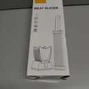 ONCE FOR ALL Fresh Meat Slicer Cleaver Kitchen Knife Set For Meat Slicing Shredding, Manual Jerky Cutter Food Slicer For Beef Pork Mutton For Home Cooking BBQ Hot Pot (Gray)