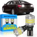 921 912 LED Reverse Light Bulb Fit for Chevrolet 2010-2018 Malibu 2009-2019 Cruze, Super Bright T15 LED Bulb with Lens, 6000K Cool White Backup Lights Replacement, Pack of 2