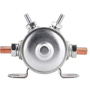 HMY 24059-08-BP 24V 300A Insulated SPST Continuous Duty Solenoid Relay Nickel-Plating Replace 1114218 70-111224 3635820 1114223 1114534 for Golf Cart Winch Marine EZGO Motor Home RV Garden Tractor