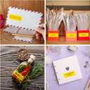 L LIKED 900 Fluorescent Yellow Address Labels, 1" X 2-5/8" Neon Colored Labels Handwritten or Inkjet/Laser Print for Shipping Envelopes & Small Packages - 30 Sheets