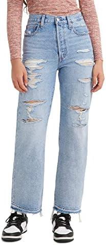 Levi's Women's Ribcage Straight Ankle Jeans Size 28x27