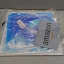 Art3d 1-Pack Fancy Floor Tile for Kids Room Liquid Encased Floor Tile, 11.8" x 11.8" Blue